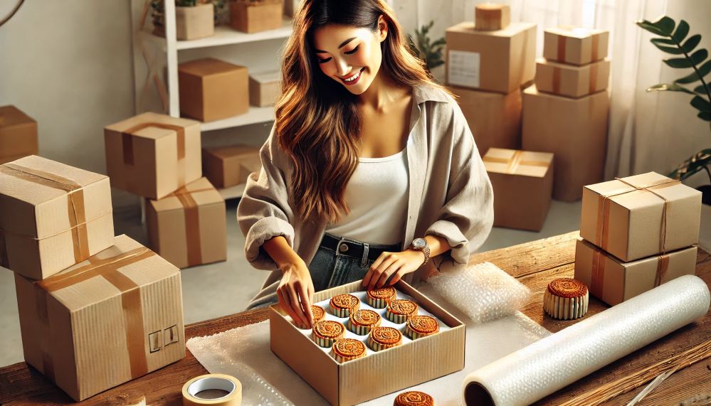 月餅郵寄到德國